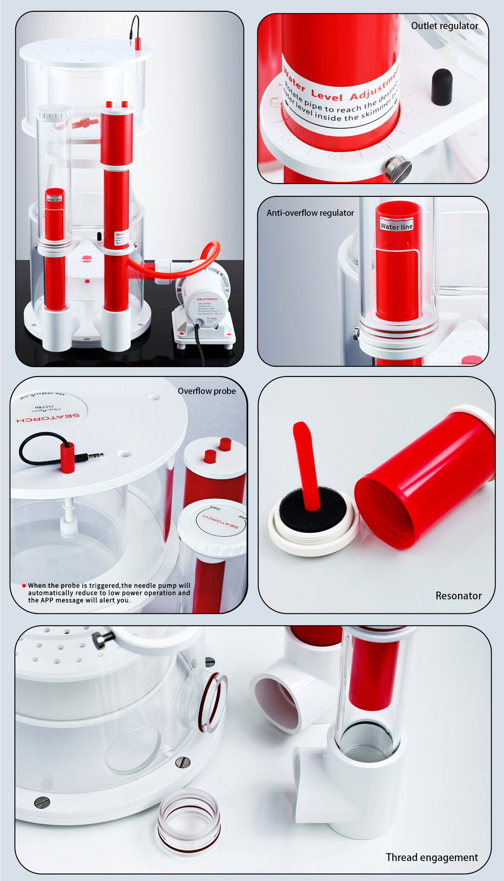 Ecumeur Interne SEATORCH UM220pro