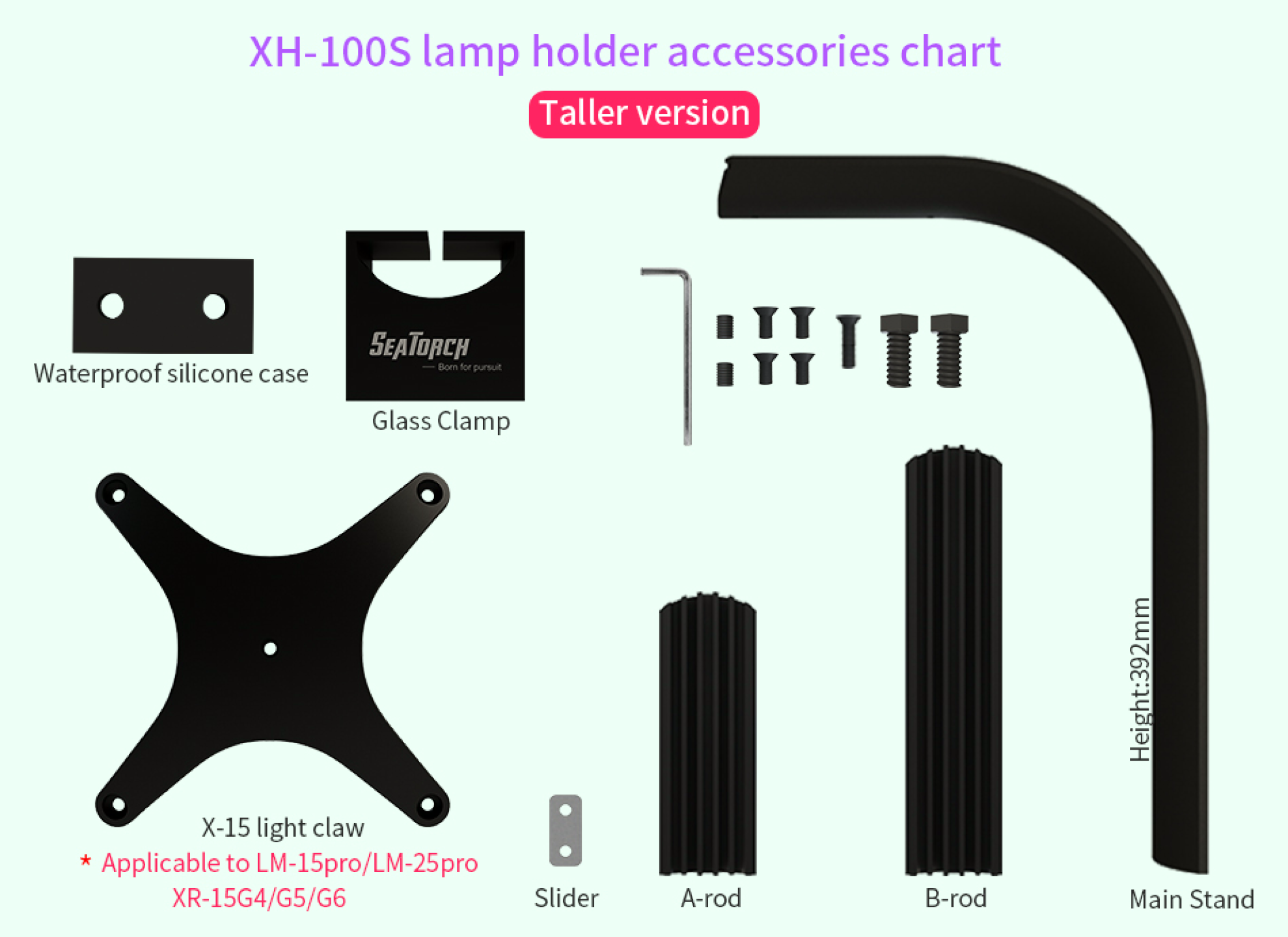 Support Seatorch XH100S POUR LR15 et LR25